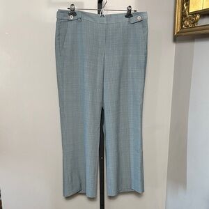 Liz Claiborne Sloane VINTAGE Size 12 Petite Wide Leg Plaid Pants